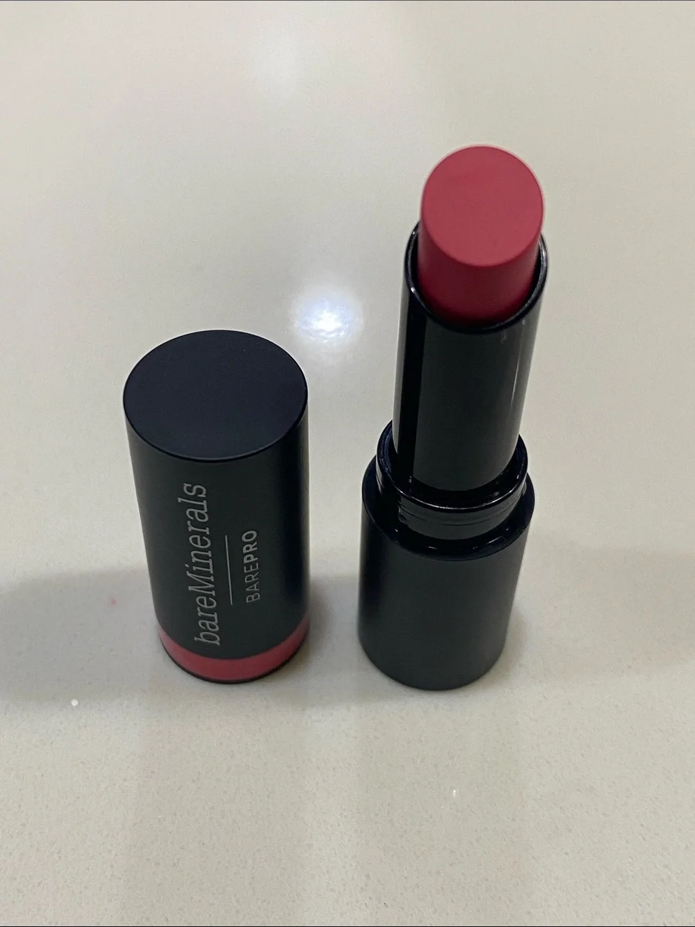 3 bareMinerals BAREPRO Longwear Lipstick Hibiscus .04 oz NIB